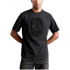 Antony Morato, Heren, Tops, Zwart, Maat: L Katoen,