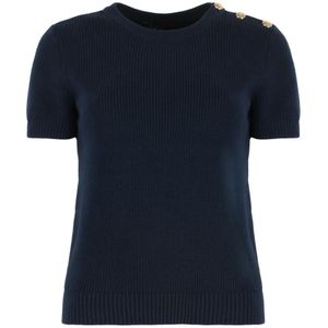 Lauren Ralph Lauren - EYELAH - Gebreid Shirt - Wit - Katoen