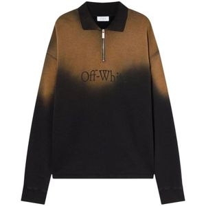 Off White, Heren, Tops, Veelkleurig, Maat: L Fleece,