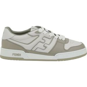 Fendi, Heren, Schoenen, Grijs, Maat: 45 EU Leer,