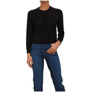 Nenette, Dames, Truien, Zwart, Maat: XS Wol,