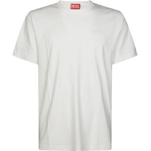 Diesel, Heren, Tops, Wit, Maat: S Katoen,