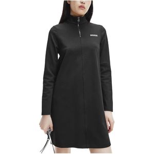 Calvin Klein, Dames, Jurken, Zwart, Maat: L