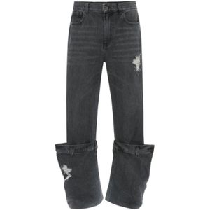 JW Anderson, Heren, Jeans, Grijs, Maat: W27 Denim,