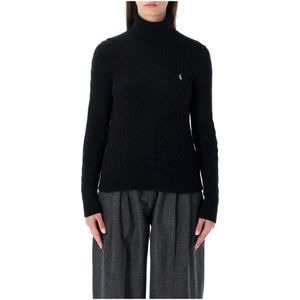 Ralph Lauren, Dames, Truien, Zwart, Maat: M Wol,