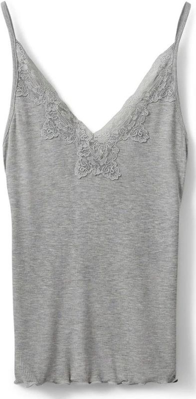 Sofie Schnoor - Danilla - Dames Tanktop - V-hals - Kanten Rand