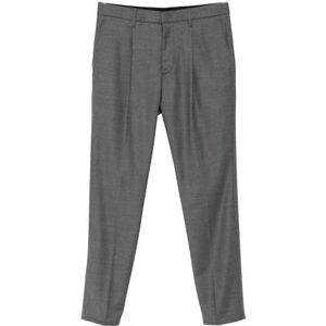 Dondup, Heren, Broeken, Grijs, Maat: W33 Wol,