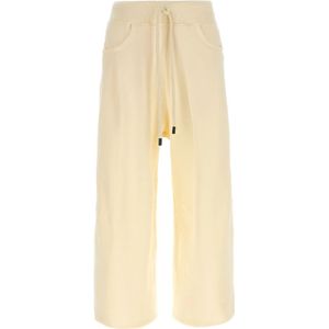 R13, Dames, Broeken, Wit, Maat: XS Katoen,