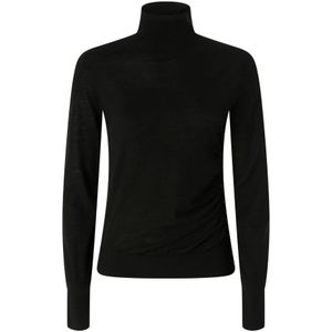 Pinko, Dames, Truien, Zwart, Maat: S Wol,