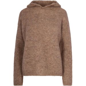 Max Mara Studio, Dames, Truien, Beige, Maat: S Mohair,