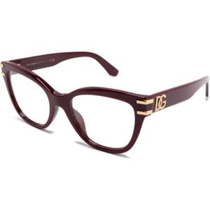 Dolce & Gabbana, Dames, Accessoires, Rood, Maat: 55 MM