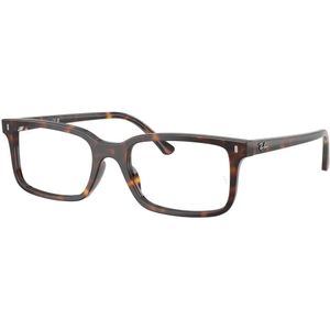 Ray-Ban - Rx 5445 - Optisch Montuur - Bruin - Rechthoekig Acetaat