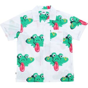 Obey, Heren, Overhemden, Veelkleurig, Maat: S Katoen,