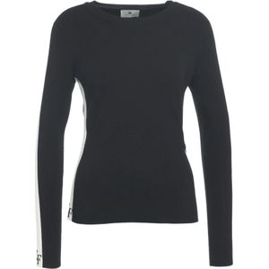 Elisabetta Franchi, Dames, Tops, Zwart, Maat: L Viscose,
