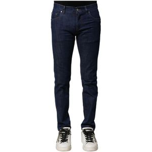 Dolce & Gabbana, Heren, Jeans, Blauw, Maat: S Denim,
