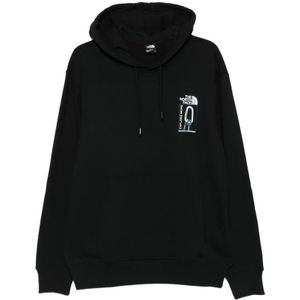 The North Face, Heren, Sweatshirts & Hoodies, Zwart, Maat: L Katoen,