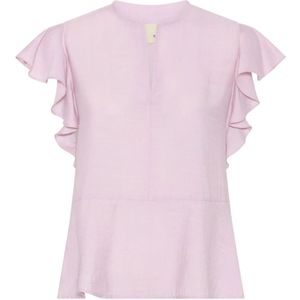 Heartmade, Dames, Blouses & Shirts, Roze, Maat: XS Viscose,