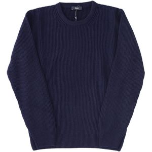 Herno, Heren, Truien, Blauw, Maat: 3XL Wol,