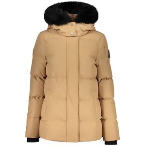 Moose Knuckles, Dames, Jassen, Beige, Maat: XS Poliester,