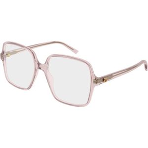Gucci - Square Optical Frame - Accessoires - Roze - 53 mm