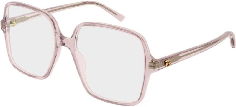 Gucci - Square Optical Frame - Accessoires - Roze - 53 mm