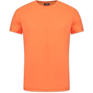 Dsquared2, Heren, Tops, Oranje, Maat: S Polyamide,