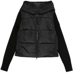 Canada Goose, Dames, Jassen, Zwart, Maat: S Leer,