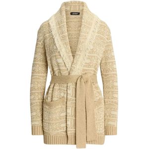Ralph Lauren, Dames, Truien, Beige, Maat: L Katoen,