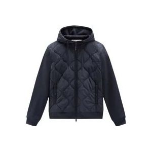 Woolrich Donkerblauwe Vest , Blue , Heren , Maat: S