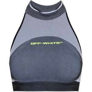 Off White, Dames, Tops, Grijs, Maat: M/L