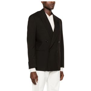 Lardini, Heren, Jassen, Bruin, Maat: XL Wol,