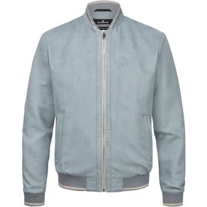 Milestone, Heren, Jassen, Blauw, Maat: M Velours,