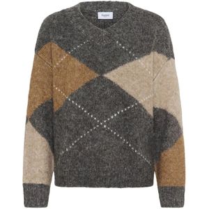 Saint Tropez, Dames, Truien, Veelkleurig, Maat: L Wol,