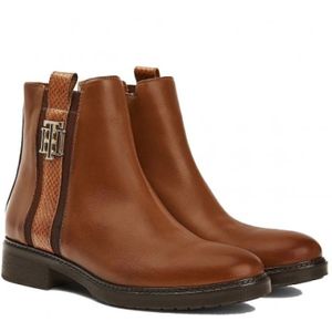 Tommy Hilfiger, Dames, Schoenen, Bruin, Maat: 36 EU Katoen,