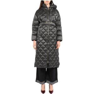 Max Mara, Dames, Mantels, Grijs, Maat: S Polyamide,