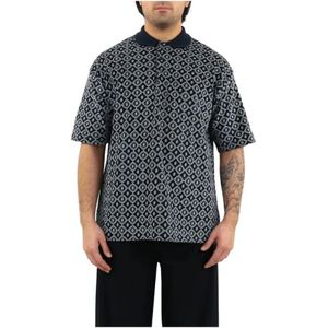 Drole de Monsieur, Heren, Tops, Blauw, Maat: S Velours,