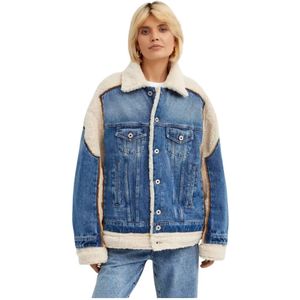 Jean Paul Gaultier, Dames, Jassen, Blauw, Maat: M Denim,