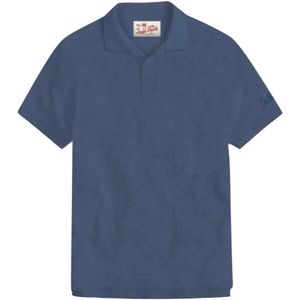 MC2 Saint Barth, Heren, Tops, Blauw, Maat: XL Katoen,