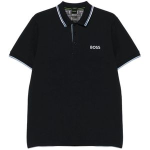 Hugo, Heren, Tops, Blauw, Maat: S