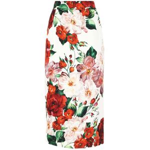Dolce & Gabbana, Dames, Rokken, Veelkleurig, Maat: S Viscose,