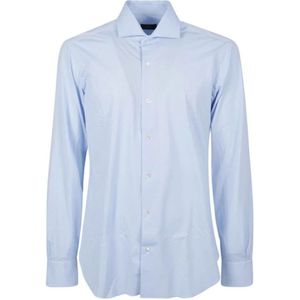 Barba Napoli, Heren, Overhemden, Blauw, Maat: 3XL Katoen,