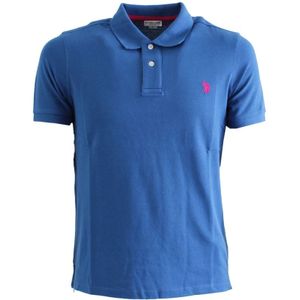 U.s. Polo Assn., Heren, Tops, Blauw, Maat: M Katoen,