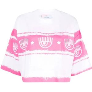 Chiara Ferragni Collection, Dames, Tops, Wit, Maat: XS