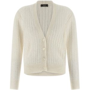 Peserico, Dames, Truien, Wit, Maat: M Wol,