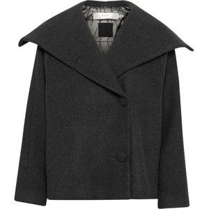 InWear, Dames, Jassen, Zwart, Maat: S Acryl,