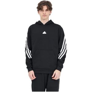 Adidas - Future Icons 3-Stripes Hoodie - Zwart - Heren