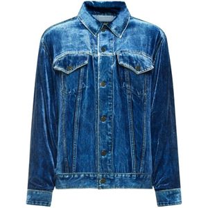 Pierre-Louis Mascia, Dames, Jassen, Blauw, Maat: S Denim,