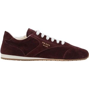 Prada, Dames, Schoenen, Rood, Maat: 37 1/2 EU Suède,