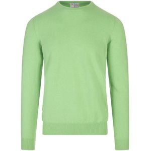 Fedeli, Heren, Truien, Groen, Maat: 3XL Kasjmier,
