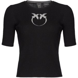 Pinko, Dames, Truien, Zwart, Maat: L